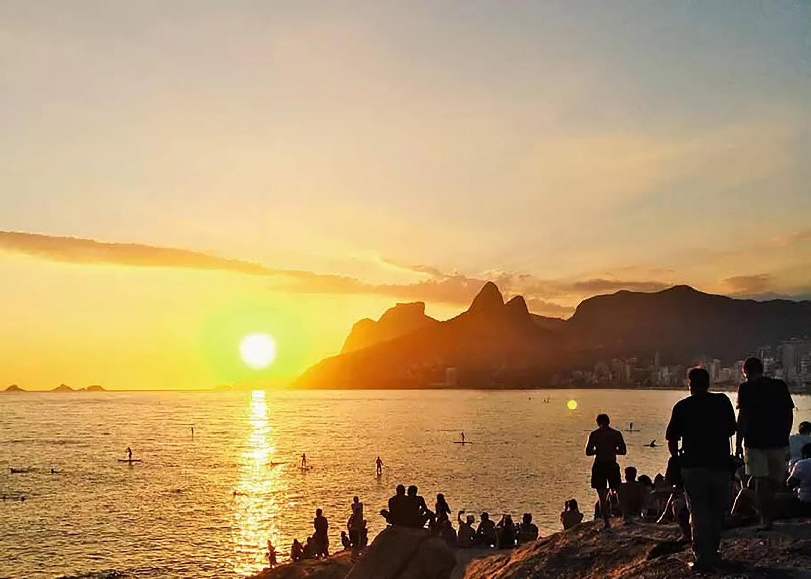 Arpoador Rio de Janeiro pôr do sol